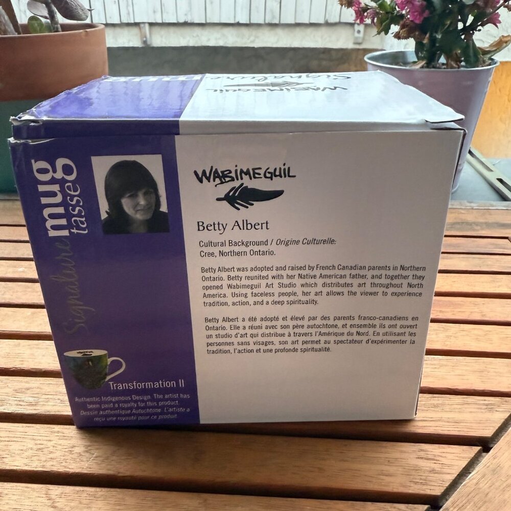 Indigenous Collection Betty Albert Transformation II Mug 16 Oz Cree Art Wabimegu - Picture 7 of 7